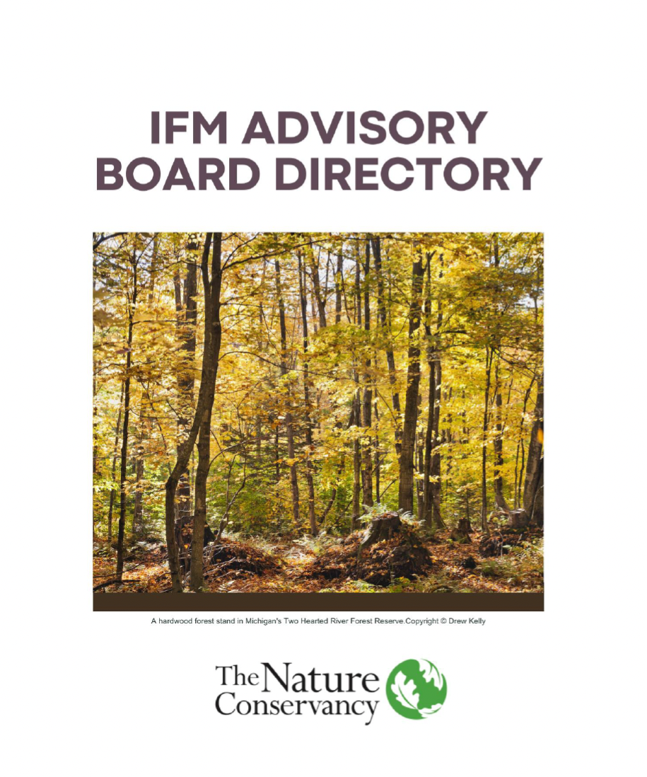 Cover of the IFM advisory board directory.