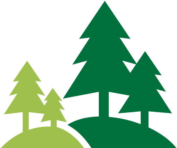 Icon of green trees.