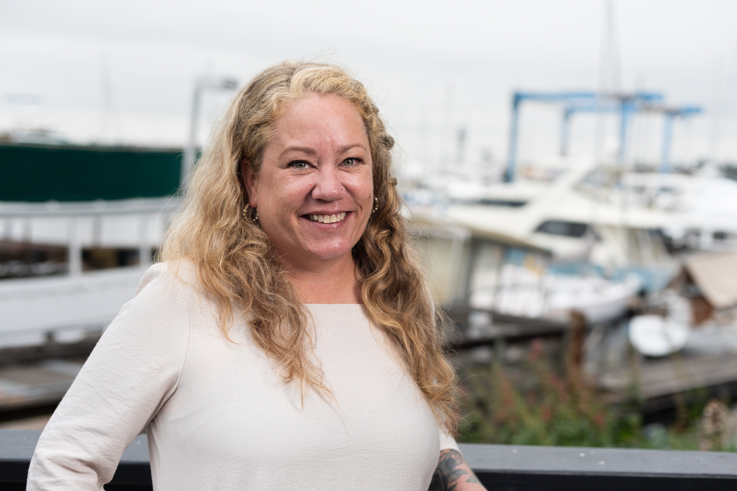 Julie Kuchepatov, co-founder of Seafood and Gender Equality