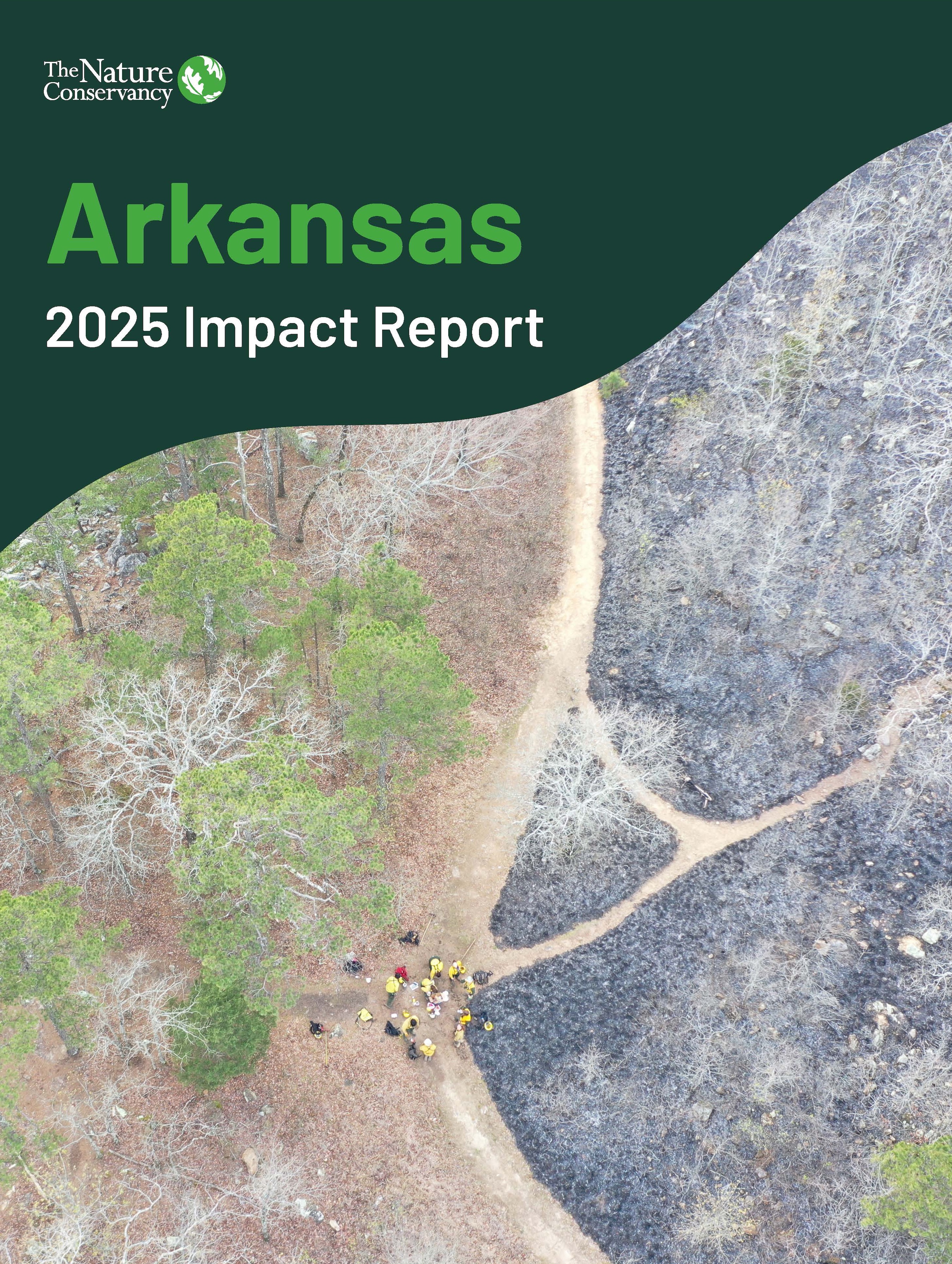 Cover photo of Arkansas 2025 report.