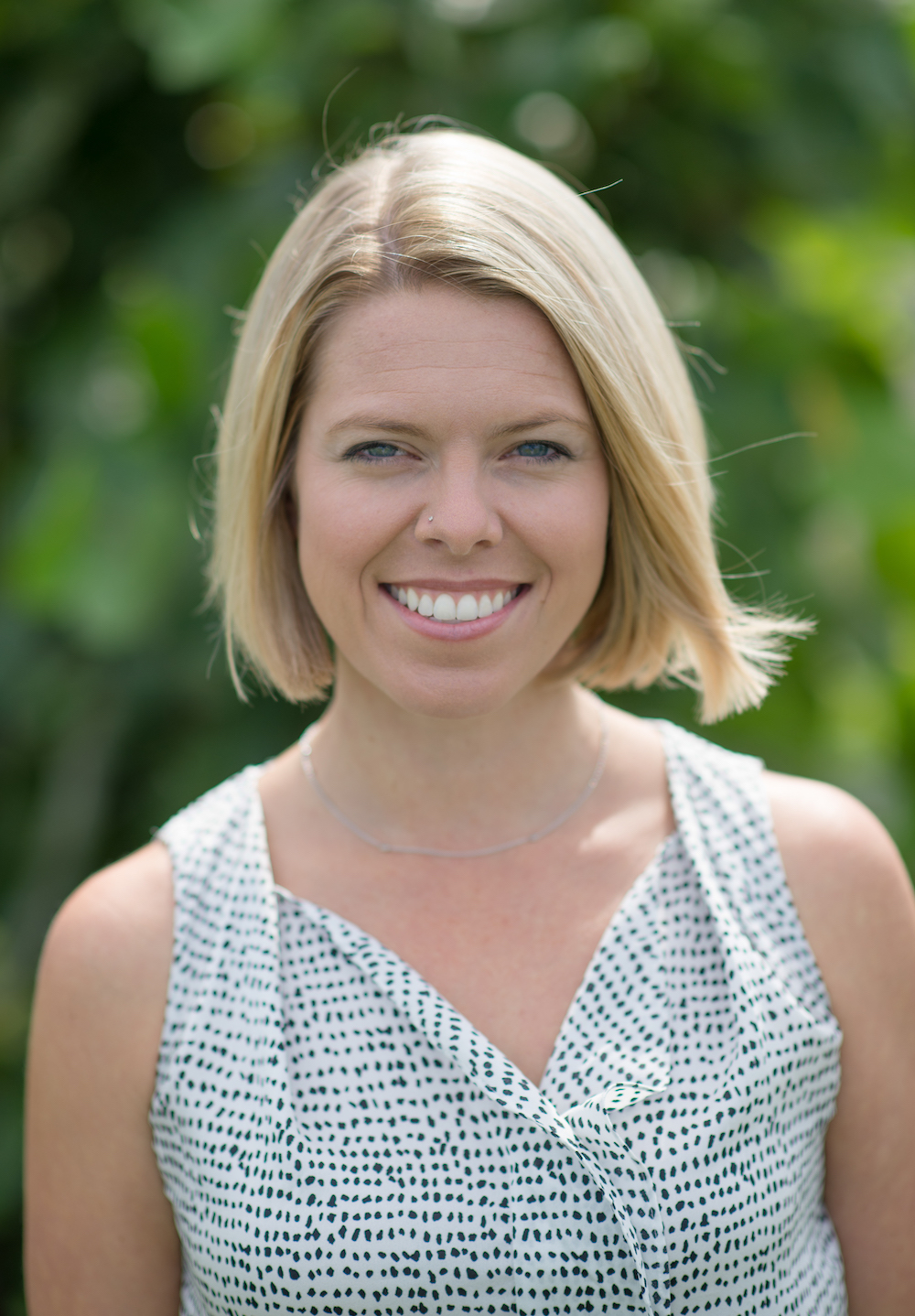 Chris Shepard smiles for her portrait.