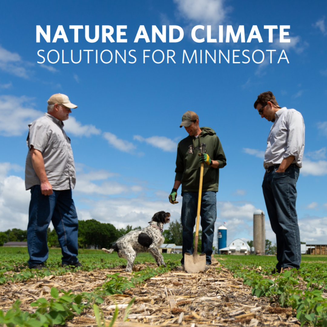 Nature and Climate Solutions for Minnesota cover page.