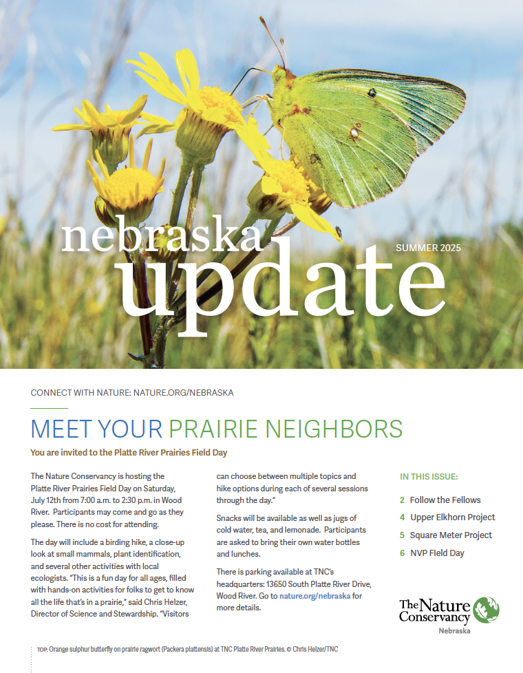 A page containing the words "Nebraska Update."