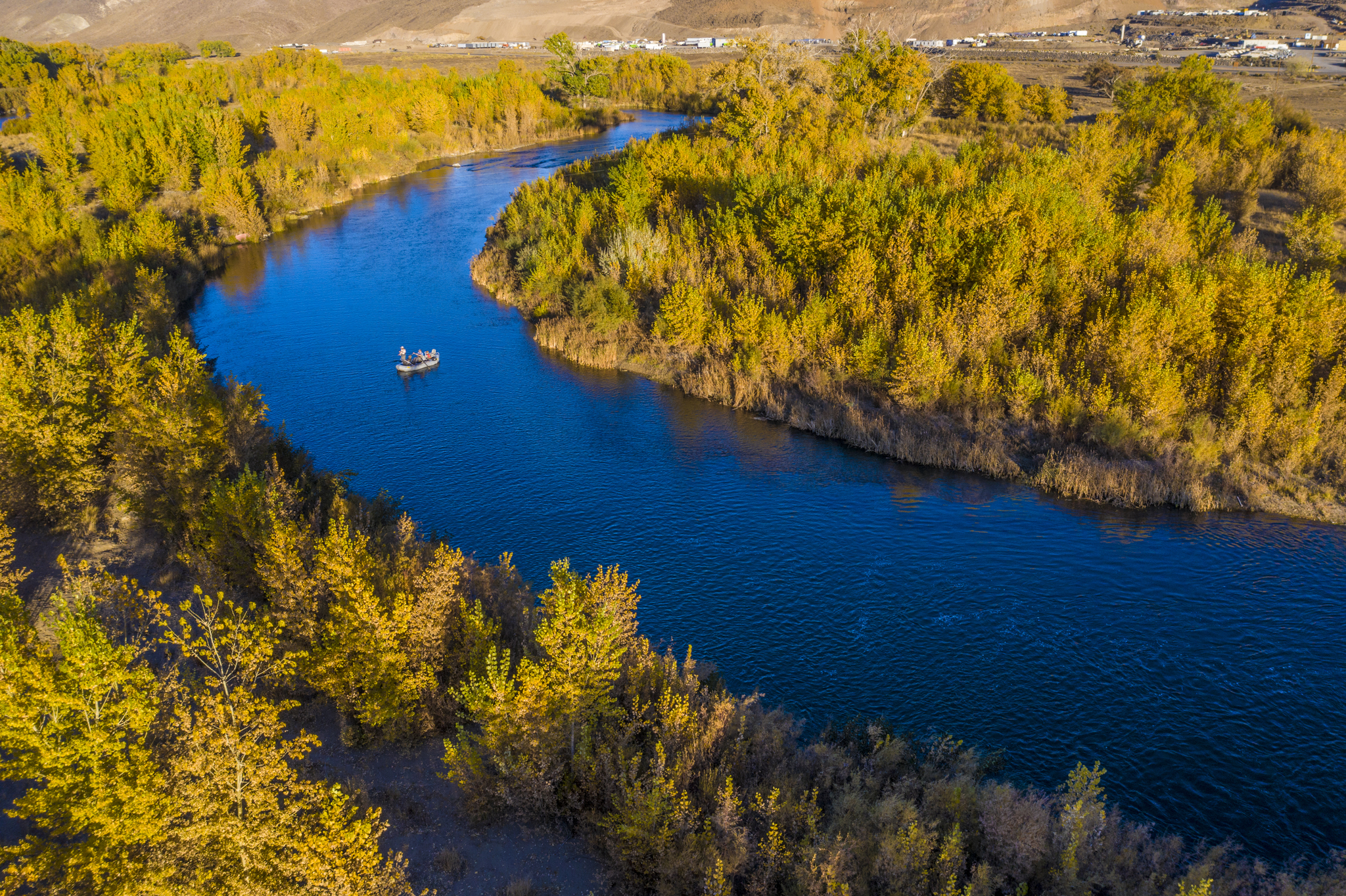 Rafters on the Truckee River.