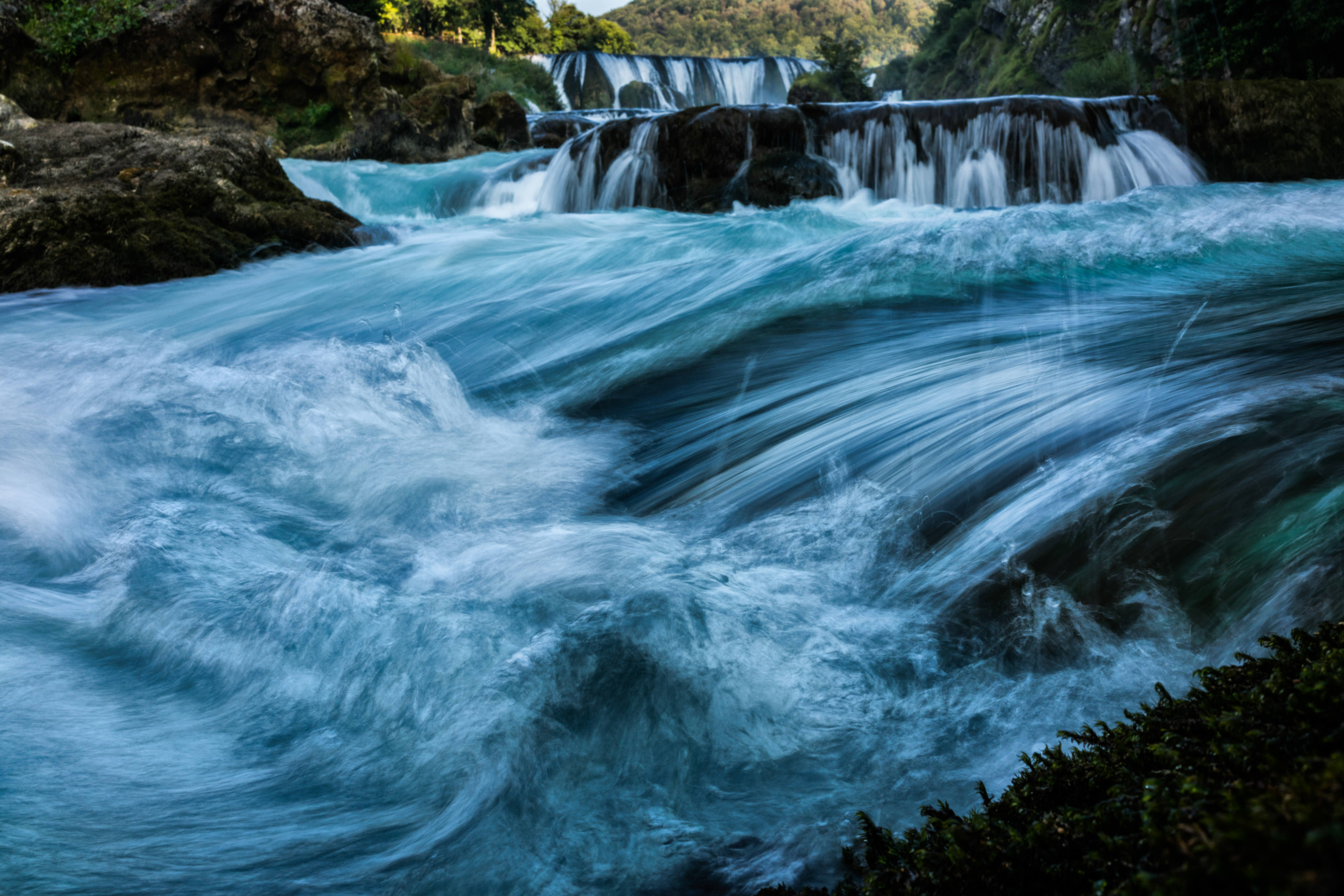 Waterfalls of the Vrbas River.